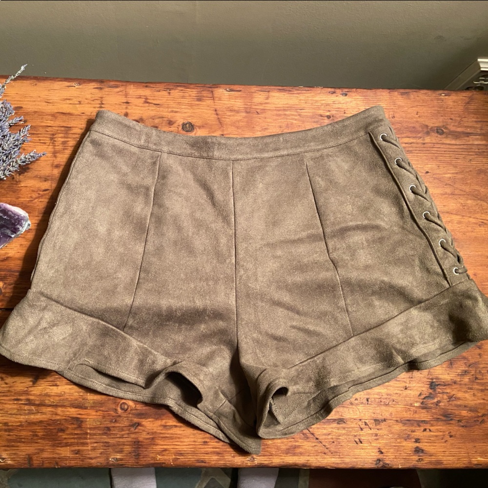 High waisted shorts
